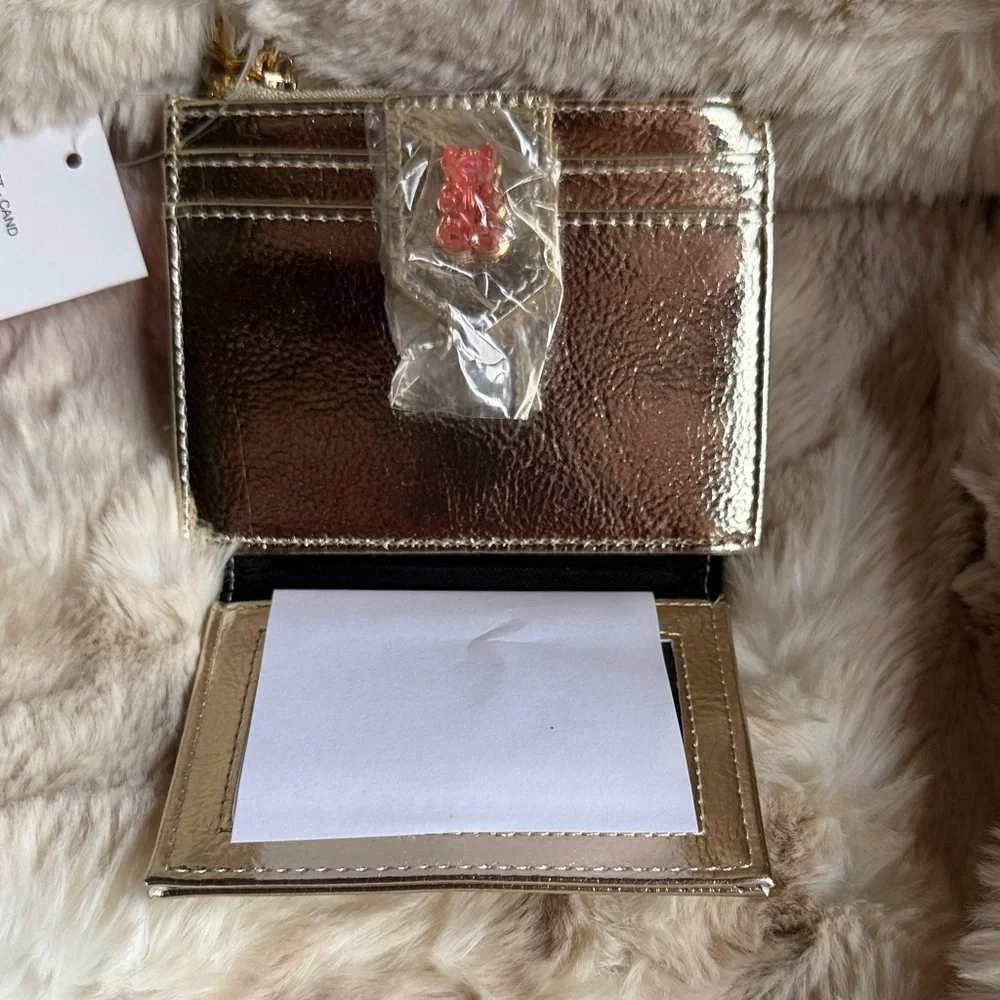 Betsey Johnson Gold Wallet with Candy Accents - Picture 3 of 5